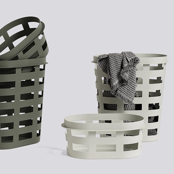 Vasketøjskurv, lille - grå